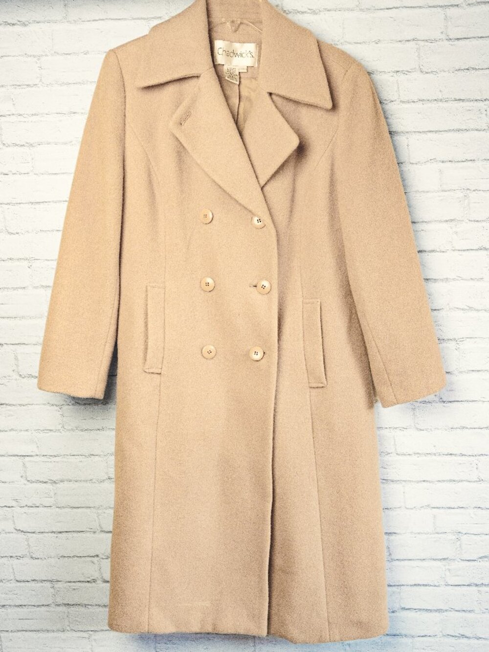 Chadwick's 100% Wool Camel Coat